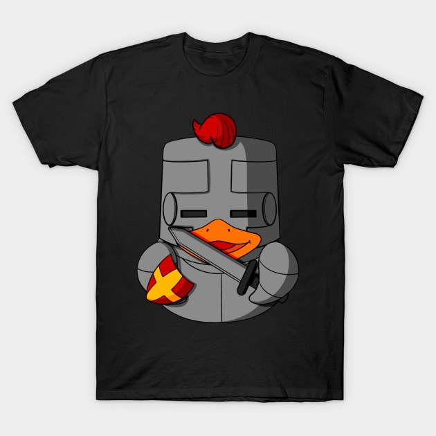 Knight Rubber Duck T-Shirt by Alisha Ober Designs